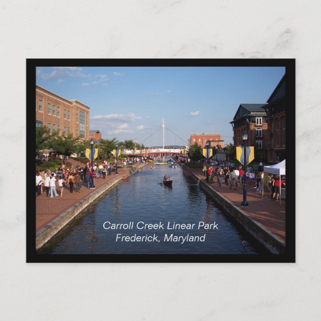 Carroll Creek Linear Park Postkarte (Vorderseite)