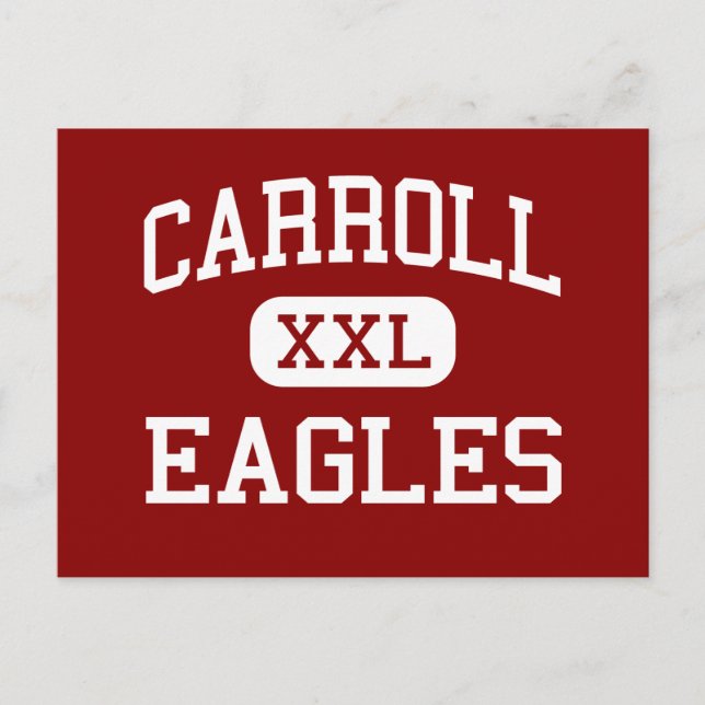 Carroll - Eagles - High School - Ozark Alabama Postkarte (Vorderseite)
