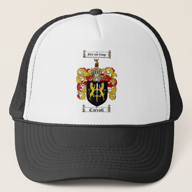 CARROLL-FAMILIENWAPPEN - CARROLL-WAPPEN TRUCKERKAPPE (Vorderseite)