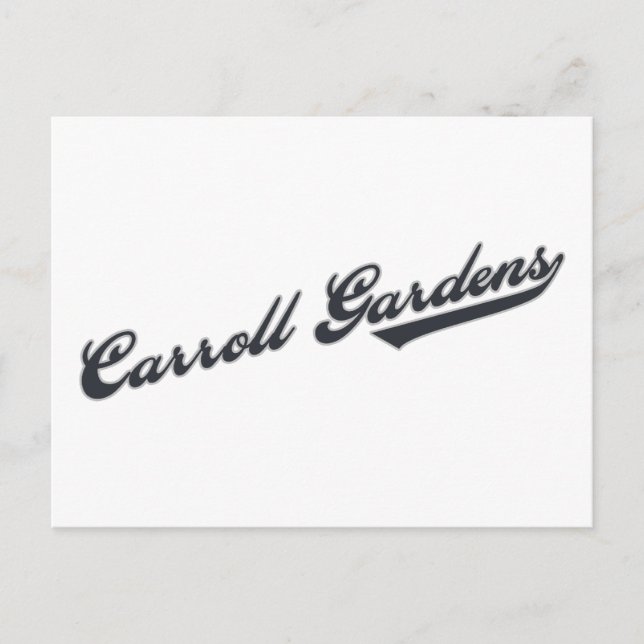 Carroll Gardens Postkarte (Vorderseite)