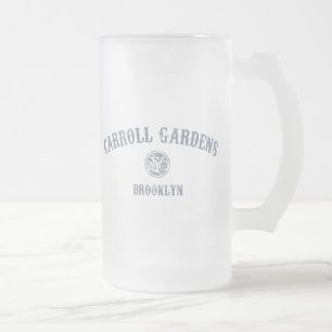 Carroll-Gärten Mattglas Bierglas