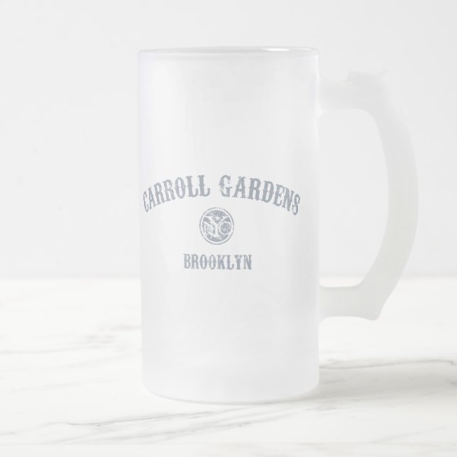 Carroll-Gärten Mattglas Bierglas (Rechts)