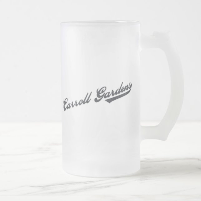 Carroll-Gärten Mattglas Bierglas (Rechts)