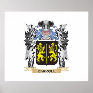 Carroll-Wappen - Familienwappen Poster
