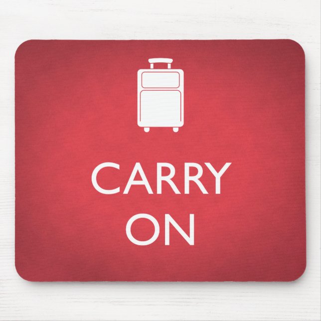 CARRON - Gepäck - Funny Red Mousepad (Vorne)