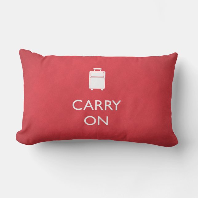 CARRON - Gepäck - Funny Red Pillow Lendenkissen (Vorderseite)