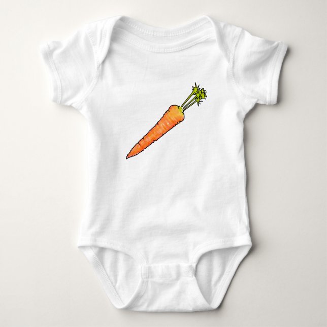 Carrot Baby Strampler (Vorderseite)