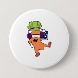 Carrot bei Musik mit Headphone Button