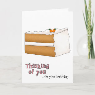 Carrot Cake Birthday Card Karte