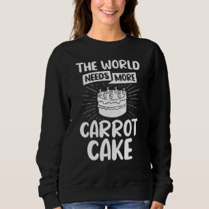 Carrot Cake Rezept Cupcakes Pie Gluten frei Vegan Sweatshirt