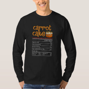 Carrot Cake Rezept Cupcakes Pie Gluten frei Vegan T-Shirt