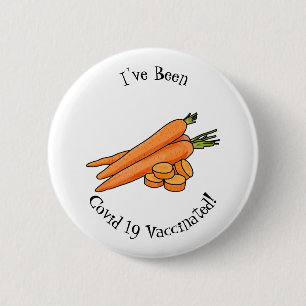 Carrot-Cartoon-Abbildung Button