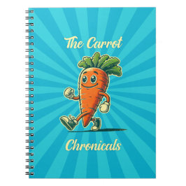 Carrot Chronicals Retro Cartoon notebook Notizblock