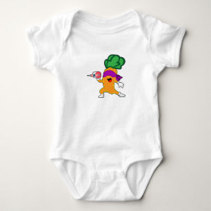 Carrot Darts Dart Baby Strampler