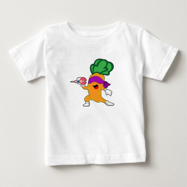Carrot Darts Dart Baby T-shirt (Vorderseite)