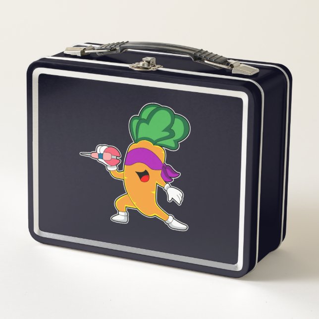 Carrot Darts Dart Metall Brotdose (Vorderseite)