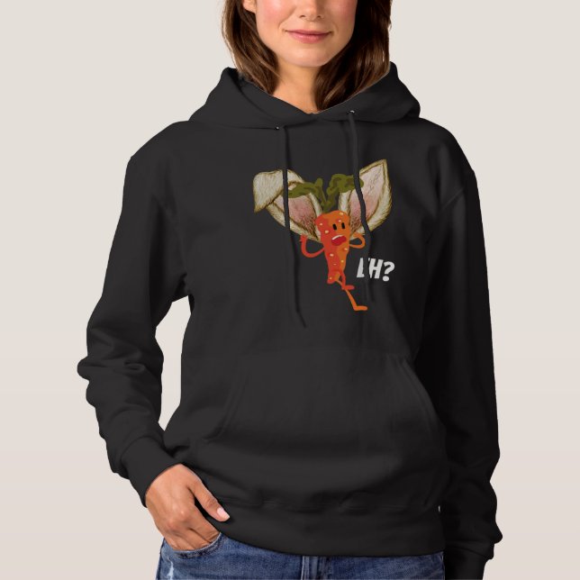 Carrot Dissonant Bunny Carrot Easter Hoodie (Vorderseite)