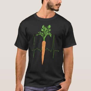 Carrot Heartbeat Botanists Vegans T-Shirt