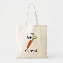 Carrot I am A+ Funny Carrot Tragetasche