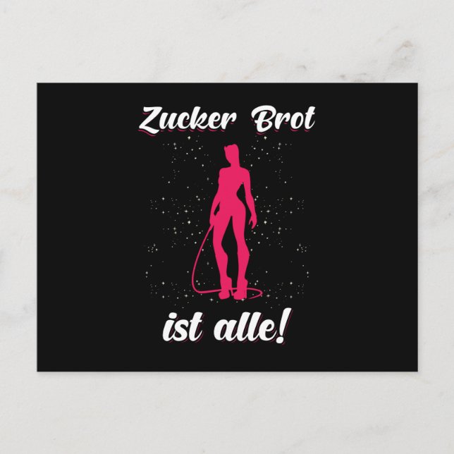 Carrot ist alles postkarte (Vorderseite)