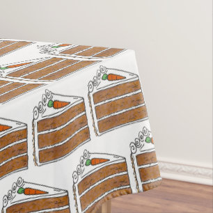 Carrot Layer Cake Creme Zuckerguss Dessert Tischdecke