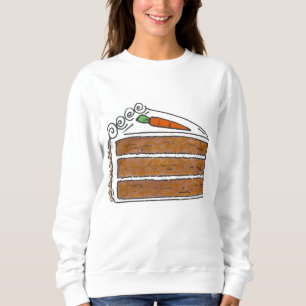 Carrot Layer Cake Slice Feinschmecker Sweatshirt