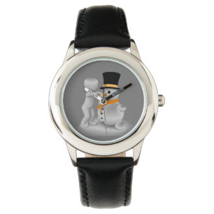 Carrot Nose Snowman Kid's Watch Armbanduhr