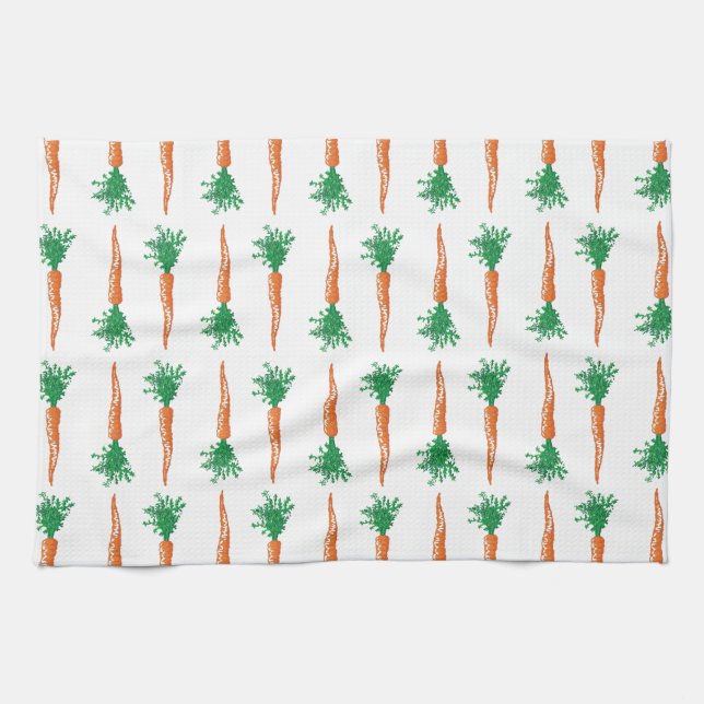 Carrot Osterdesign Geschirrtuch (Horizontal)