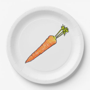 Carrot Pappteller