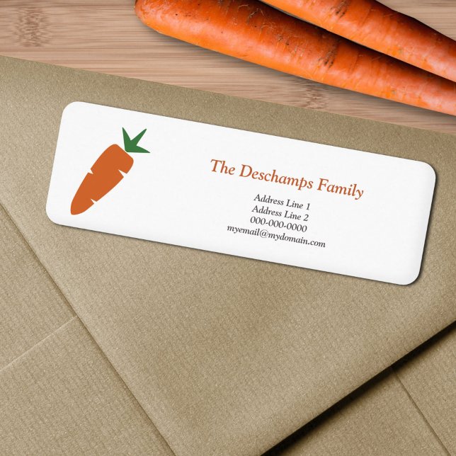 Carrot-Rücksendeadresse (Carrot Return Address Label)
