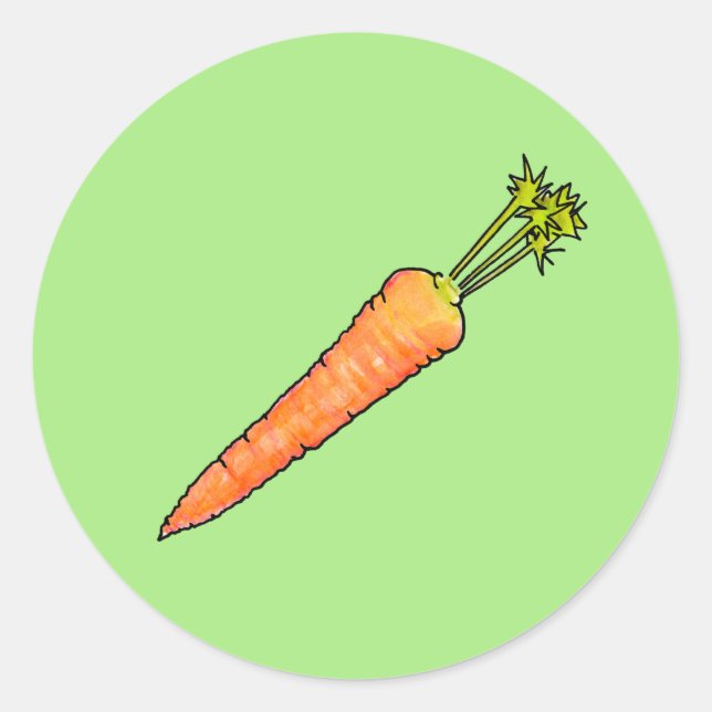 Carrot Runder Aufkleber (Vorderseite)
