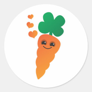 Carrot Runder Aufkleber