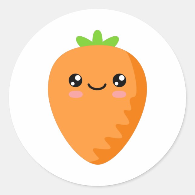 Carrot Runder Aufkleber (Vorderseite)