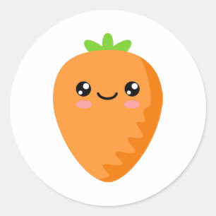 Carrot Runder Aufkleber