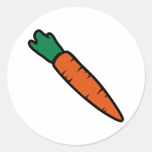 Carrot Runder Aufkleber