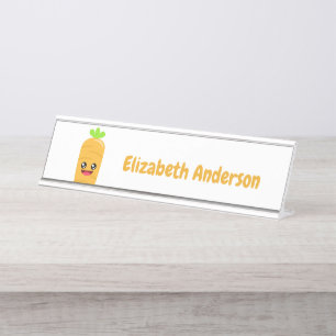 Carrot Schreibtischnamensplakette