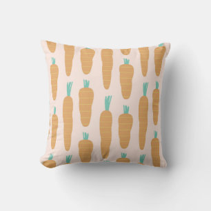 Carrot Stripe Muster Kissen