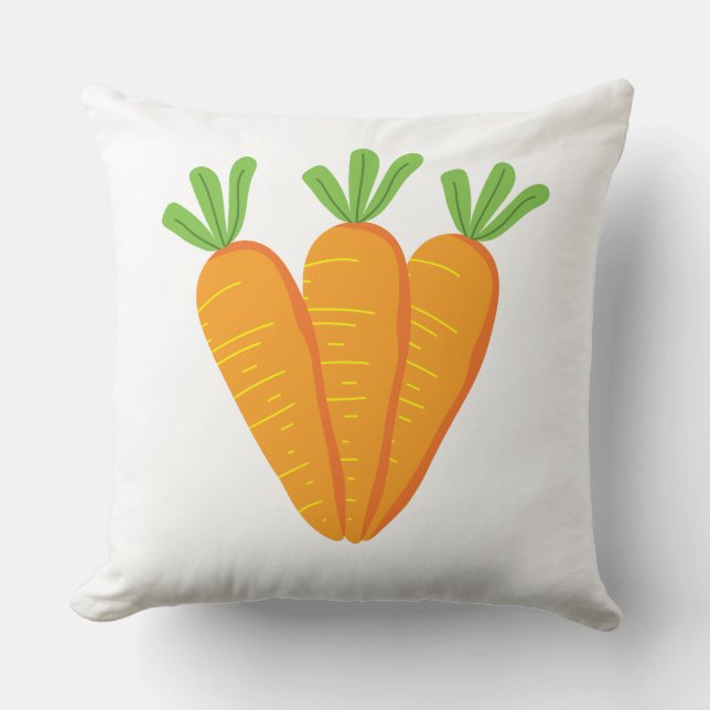 Carrot Throw Kissen (Vorderseite)