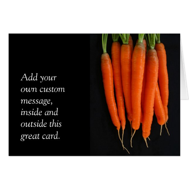 Carrots Frisch aus dem Garten (Vorderseite (Horizontal))