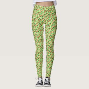 Carrots Green Leggings - OsterYoga Pants