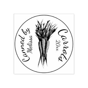Carrots Zuhause vom Küchengarten von Gummistempel