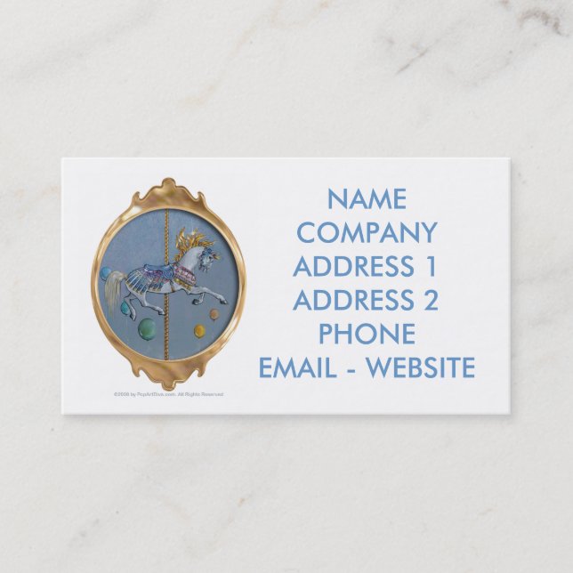 Carrousel Business - Carte de profil Opus One (Devant)