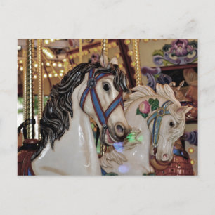 Carrousel chevaux imprimer carte postale