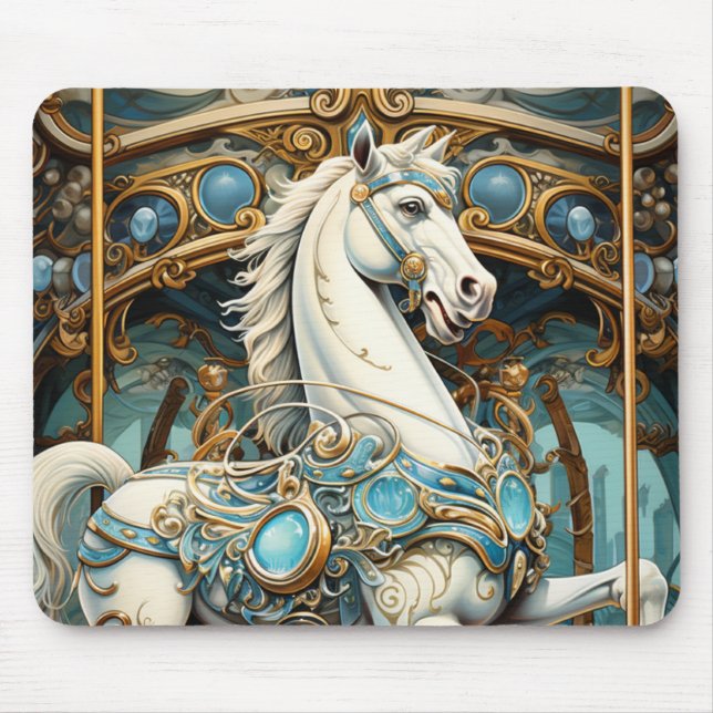 Carrousel Horse Mousepad (Vorne)