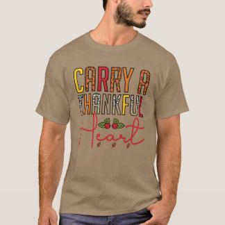 Carry Ahankful Herzretro T-Shirt