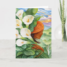 Carry Calla Lilies Karte