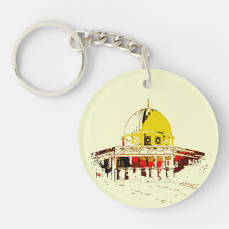 Carry Jerusalem mit dir: Kuppel des Rock Travel Schlüsselanhänger
