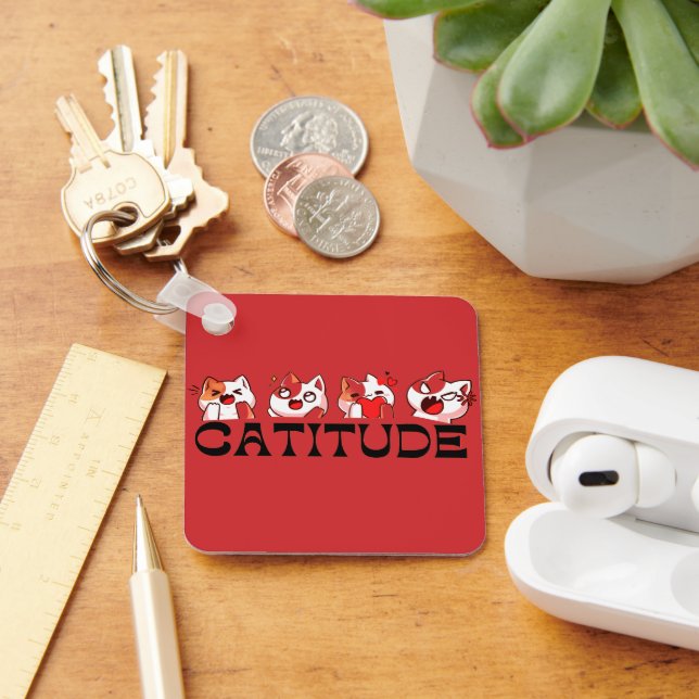 Carry Your Cat – Cute Cat Keychain 🐾💖 Schlüsselanhänger (Schreibtisch)