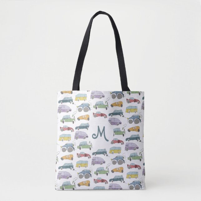 Cars Doodle Tasche (Vorderseite)