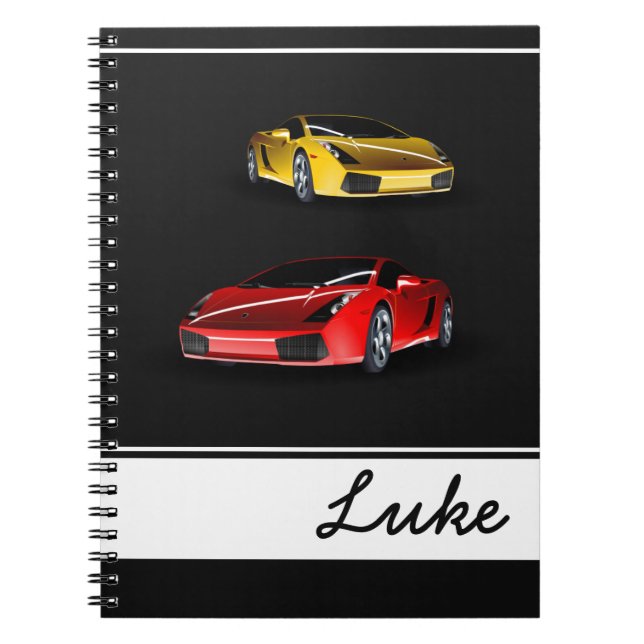 Cars Foto Notebook Notizblock (Vorderseite)